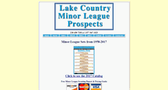 Desktop Screenshot of lakecountryminors.com