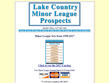 Tablet Screenshot of lakecountryminors.com